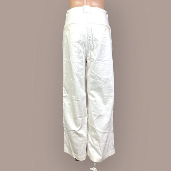 Polo Ralph Lauren Womens Straight Leg Cargo White Trousers Size 6 - Picture 3 of 14